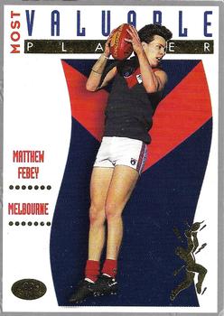 1994 AFL Sensation #99 Matthew Febey Front